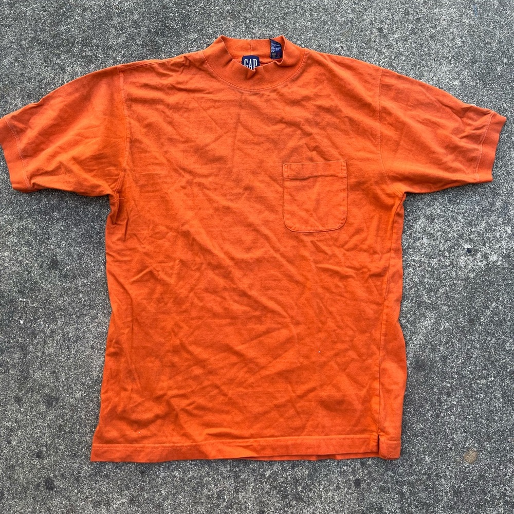 Vintage orange gap blank whit a pocket size M